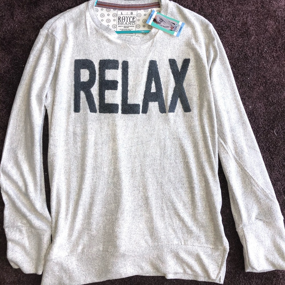 Bath towel material grey Crewneck